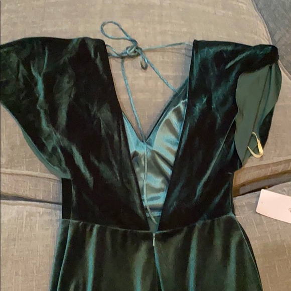 BHLDN Jenny Yoo Ellis Velvet Open Back Dress - Picture 3 of 9